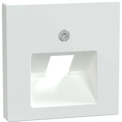 Merten Zentralplatte 296225 | für UAE-Einsatz 1-fach | System M | Thermoplast antibakteriell | aktivweiß glänzend