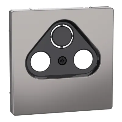 MERTEN Zentralplatte Design MEG41236050 Antennenst. Nickelmetallic