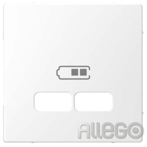 Bild: Merten Zentralplatte lotos-ws f.USB Ladest.Eins MEG4367-6035