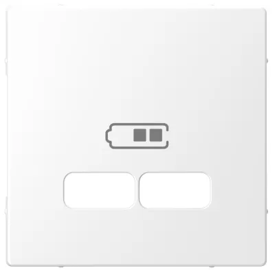 Merten Zentralplatte lotos-ws f.USB Ladest.Eins MEG4367-6035