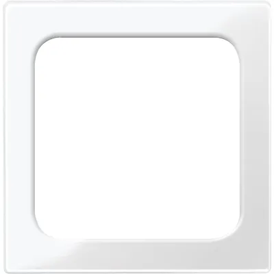 Merten Zentralplatte 397619 für Lichtsignal-Einsatz | System M | Thermoplast glänzend | Unterputz | polarweiß