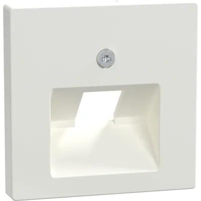 Merten Zentralplatte 296219 für UAE-Einsatz 1fach | System M | Thermoplast glänzend | polarweiß | halogenfrei