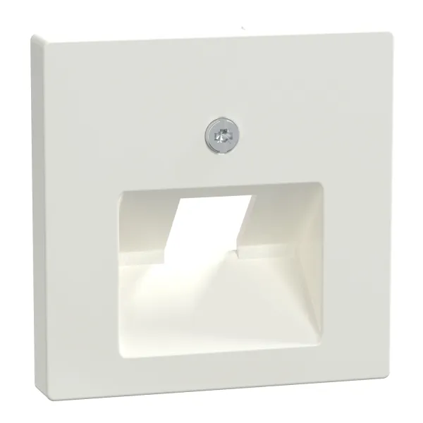 Merten Zentralplatte 296219 für UAE-Einsatz 1fach | System M | Thermoplast glänzend | polarweiß | halogenfrei