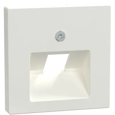 Merten Zentralplatte 296219 für UAE-Einsatz 1fach | System M | Thermoplast glänzend | polarweiß | halogenfrei