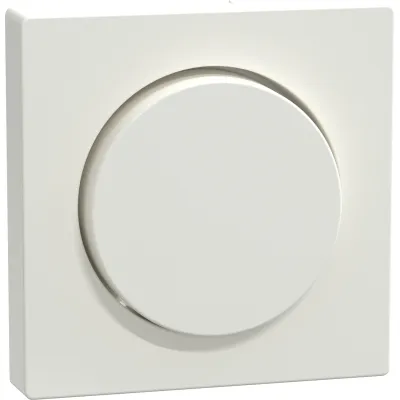 Merten Zentralplatte mit Drehknopf MEG5250-0319 | Dimmer-Abdeckung System M | Thermoplast | polarweiß RAL 9010