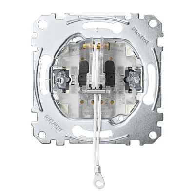 Merten Zug-Wechselschalter-Einsatz MEG3186-0000 | 1-polig | 10AX | 250V | Unterputz | Zugschnur | IP20 | halogenfrei