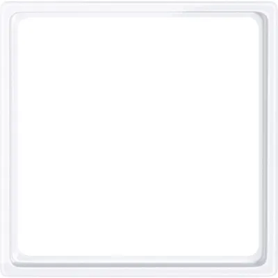 Merten Zwischenring 518525 | System M | DIN 49075 | 56x56mm | Thermoplast antibakteriell | aktivweiß glänzend