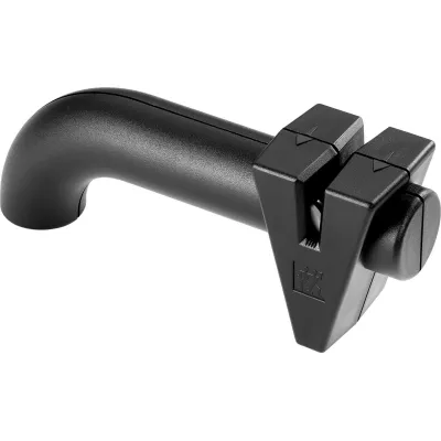 ZWILLING Messerschärfer Twinsharp 1031078 | Keramik- & Edelstahlscheiben | Grob- & Feinschliff | schwarz