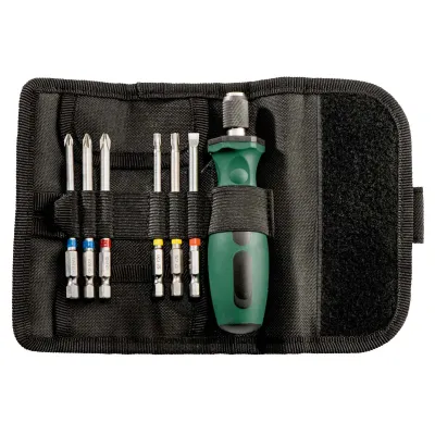 Metabo 626723000 Bit-Rolltasche, 7-tlg.