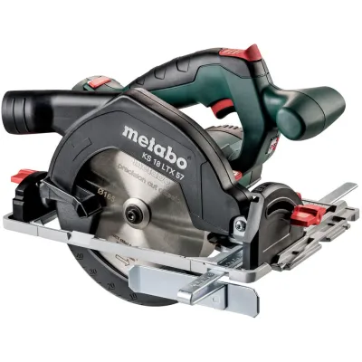 Metabo Akku-Handkreissäge KS 18 LTX 57 | 18V | 165mm | ohne Akku/Ladegerät | metaBOX | kompatibel mit Führungsschienen