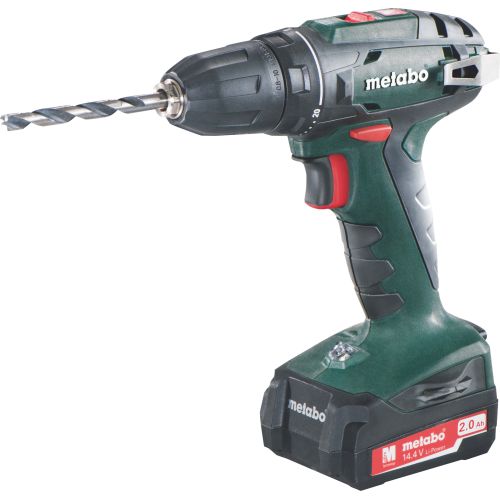 Bild: Metabo BS 14,4V + 2x Akku + Koffer Akku-Bohrschrauber