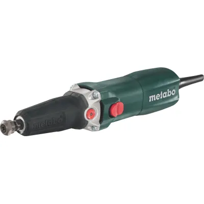 Metabo Geradschleifer GE 710 Plus 600616000 | 710 W | lange Schleifspindel | 6 mm Spannzange | Aluminium | Schwarz