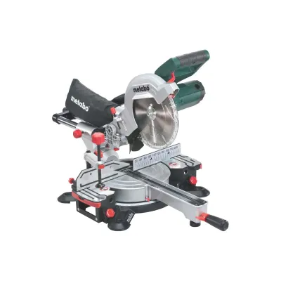 Metabo Kappsäge KGSV 216 M 6.19261.00 | 1700W | Zugfunktion | Drehzahlregelung | 216 mm Sägeblatt | Laser | LED