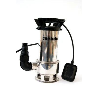 Metabo PS 18000 SN Schmutzwasser-Tauchpumpe | 1100W | 18000 l/h | Edelstahl | 11 m Förderhöhe