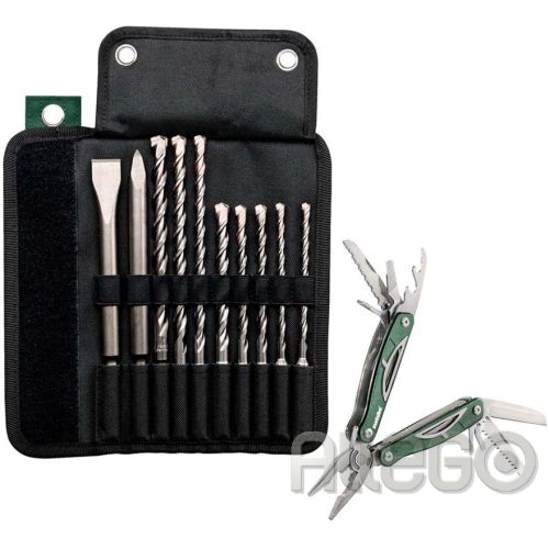 Bild: Metabo SDS-plus Pro 4-Bohrer-/ Meißel- Rolltasche, 10-teilig, Set 631690000