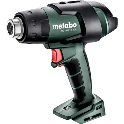 Metabo Akku-Heißluftgebläse HG 18 LTX 500 | 18V kabellos | 300–500 °C | schnelles Aufheizen | ohne Akku/Ladegerät