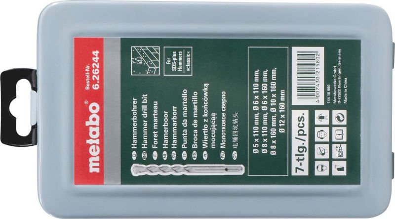 Metabowerk SDS-plus classic Bohrerset 7-teilig 626244000