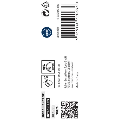 Bosch Metallbohrer HSS-G 13 mm x 151 mm | DIN 338 | für Stahl, Edelstahl, Metall, Kunststoff | 5 Stück