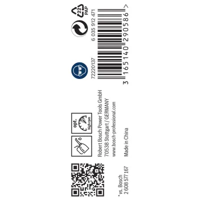 Bosch Metallbohrer HSS-G 3,5 mm | DIN 338 | 10 Stück | für Stahl, Edelstahl, Metall