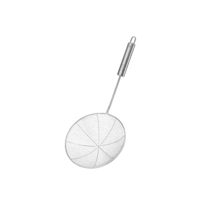 Metaltex Abseihlöffel Imperial 233203000 | Schaumlöffel Edelstahl Ø16cm | Spülmaschinengeeignet | Silber