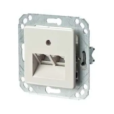 BTR Anschlussdose UAE 8/8(4) UPk 130064111-I | Aufputz | RJ45 4 Kontakte | Schraubklemmen | ungeschirmt | perlweiß