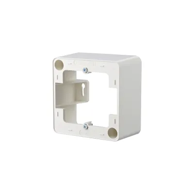 METZ CONNECT Aufputzrahmen 130829-4302-I | 1-fach | 85x85x43 mm | Thermoplast | Abdeckrahmen | reinweiß RAL 9010