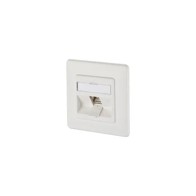 METZ CONNECT Anschlussdose Cat6A 1 Port UP 270° | 130B12D11002-E | RJ45 geschirmt | IDC | RAL9010 reinweiß