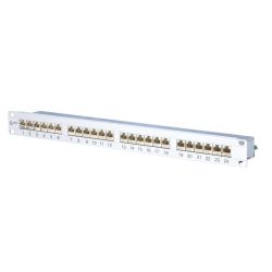 METZ CONN. 24-Port Panel E-DAT C6 1HE Alu TN E-DAT C6 MP24