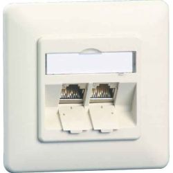 METZ CONN. Anschlussdose C6Amodul UP 2Po TN C6Amod-2UP-270rw