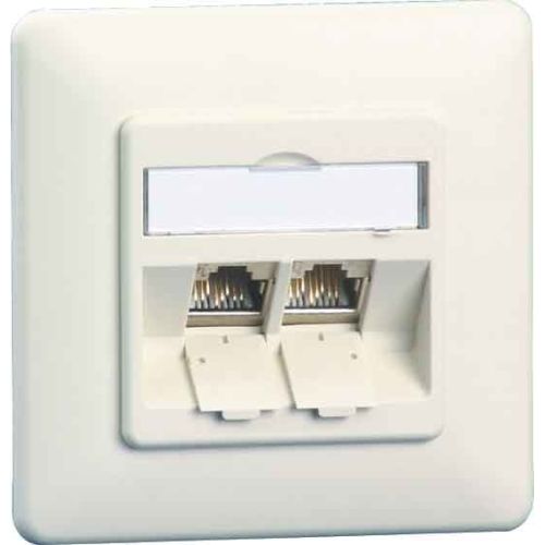 Bild: METZ CONN. Anschlussdose C6Amodul UP 2Po TN C6Amod-2UP-270rw