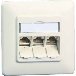 METZ CONN. Anschlussdose C6Amodul UP 3Po TN C6Amod-3UP-180rw