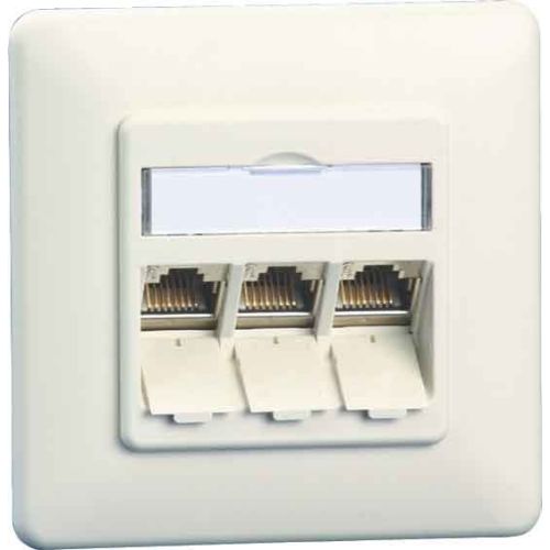 Bild: METZ CONN. Anschlussdose C6Amodul UP 3Po TN C6Amod-3UP-180rw