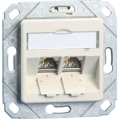 Bild: METZ CONN. Anschlussdose C6Amodul Upk 2 TN C6Amod-2UPk-270rw