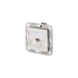 METZ CONN. Anschlussdose, Cat.6A 1xRJ45 TN E-DATmod-1Upk-rws