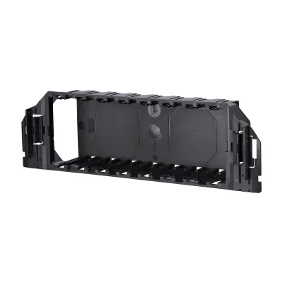 METZ CONNECT Unterflureinheit Subway GB3 1309310001-E | Bodentank Einbau | unbestückt | bis 12 Module | schwarz
