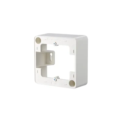 METZ CONNECT Aufputzrahmen 130829-02-I | 1-fach | 85x85 mm | Kunststoff | glänzend | reinweiß RAL 9010