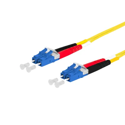 METZ CONNECT LWL Patchkabel 151P1JOJOA0E | Duplex LC-Duplex/LC-Duplex | OS2 Singlemode | 10m | gelb | halogenfrei