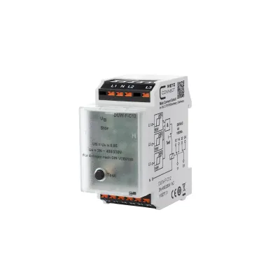 METZ CONNECT Phasenüberwachungsgerät DUW-F-C12 11027170 | Unterspannungsüberwachung 3N 400/230V | 2 Wechsler