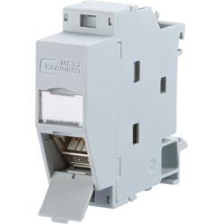 METZ CONN. Hutschienenmodul,Kat.6A 1xRJ45, TN C6Amod-REG-180