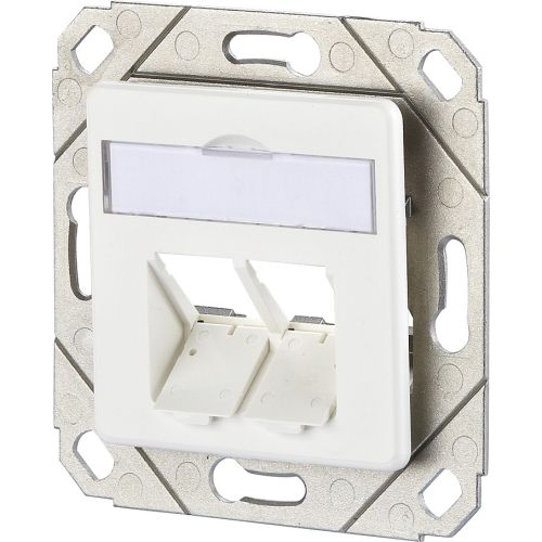 Bild: METZ CONN. Keystone Dose UPk 2Port leer rws 130B20D21102KE