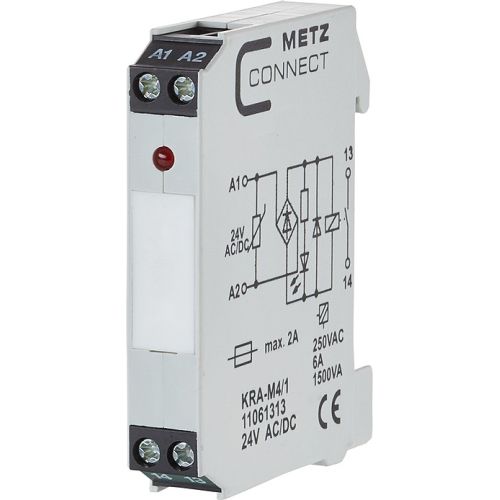Bild: METZ CONN. Koppelbaustein 1S KRA-M4/1 24AC/DC