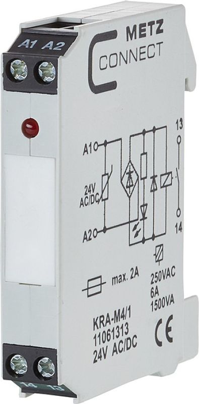 METZ CONN. Koppelbaustein 1S KRA-M4/1 24AC/DC