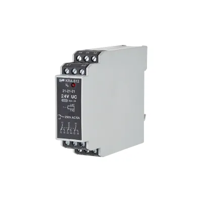 METZ CONNECT Koppelbaustein KRA-S12/21-21-21 | 11060913 | 24V AC/DC | 3 Wechsler | 6A | Schraubanschluss | LED | IP20