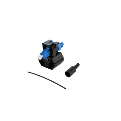 METZ CONNECT LWL-Stecker 1509QAJO0010-E | LC Singlemode OS2 | feldkonfektionierbar | Keramik | UPC | klemmen | blau