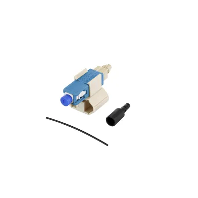 METZ CONNECT LWL-Stecker SC Singlemode | feldkonfektionierbar | OS2 | Keramik | UPC | 0,25/0,9 mm | blau | 10 Stück