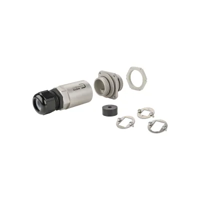 METZ CONNECT Steckverbinder-Schutzgehäuse 14040100-E | IP69k | Aluminium | M32 | staub- & wasserdicht
