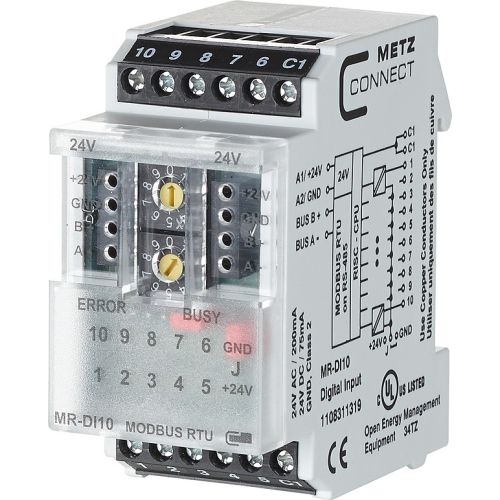 Bild: METZ CONN. Modbus-Modul MR-DI10 Modbus RTU 1108311319