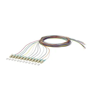 METZ CONNECT OpDAT Pigtail 150M1JO0020E | LC-Stecker | OM3 50/125 µm Multimode | Kompaktader 2m | 12 Farben