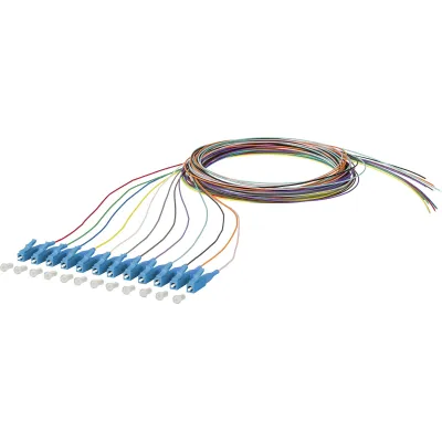 METZ CONNECT OpDAT Pigtail 150Q1JO0020E | LC-UPC | OS2 Singlemode | 2m | 12 Farben | Kompaktader | biegeunempfindlich