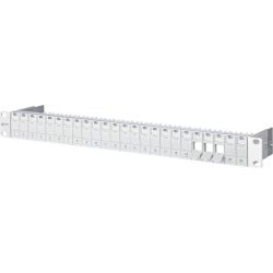 METZ CONN. Patchfeld modul 24Port 1HE RAL TN MPP24-7035-leer